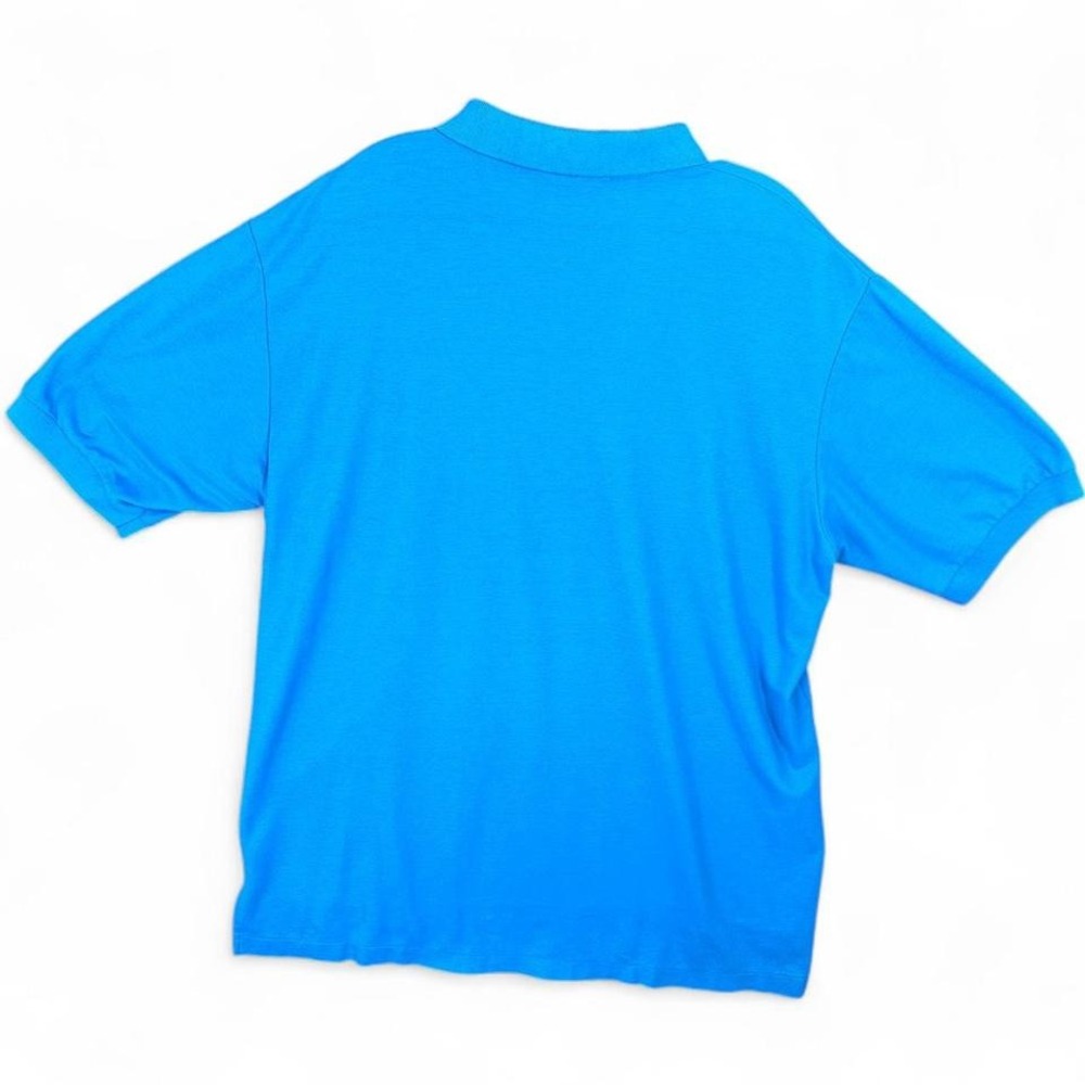 Vintage Levi's blue short sleeve polo shirt with button down collar‎ - Picture 6 of 6